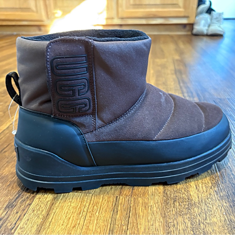 ♥️💖 UGG Classic KLAMUTH MINI SUEDE CLASSIC BOOTS Chocolate Brown EUC - Picture 12 of 16